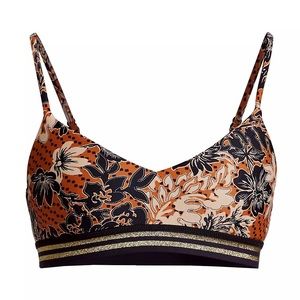 The Upside Batik Inspired Floral Ballet Bra